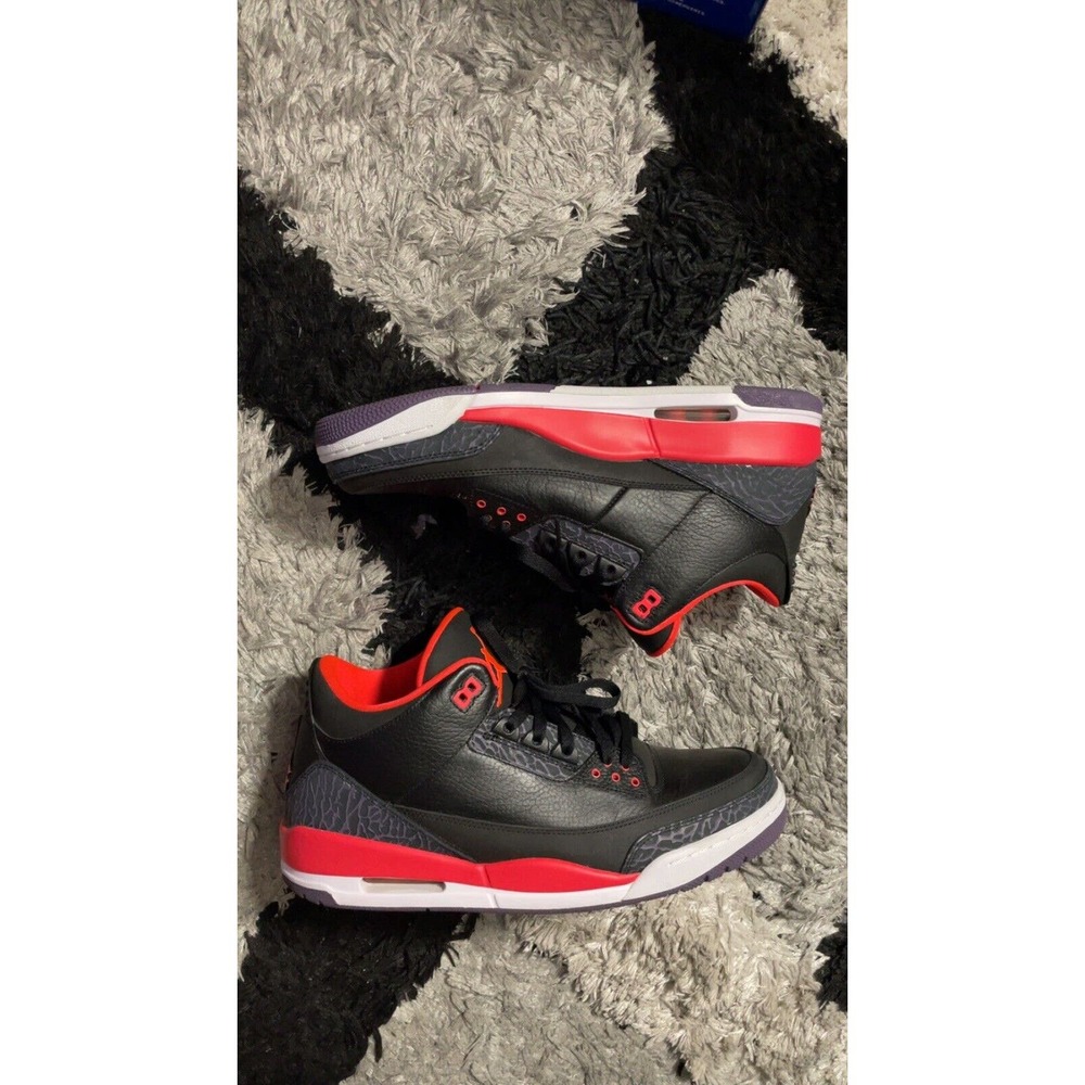 Nike Air Jordan 3 Retro Crimson size 13 136064-005 OG III Clean